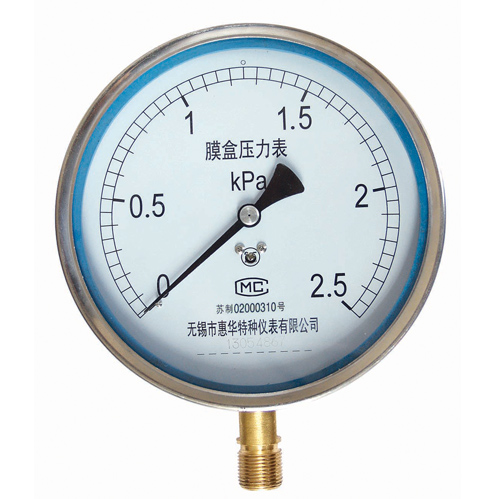 普通膜盒压力表 普通膜盒压力表