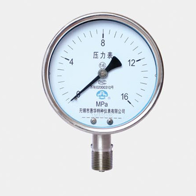 耐震不锈钢压力表