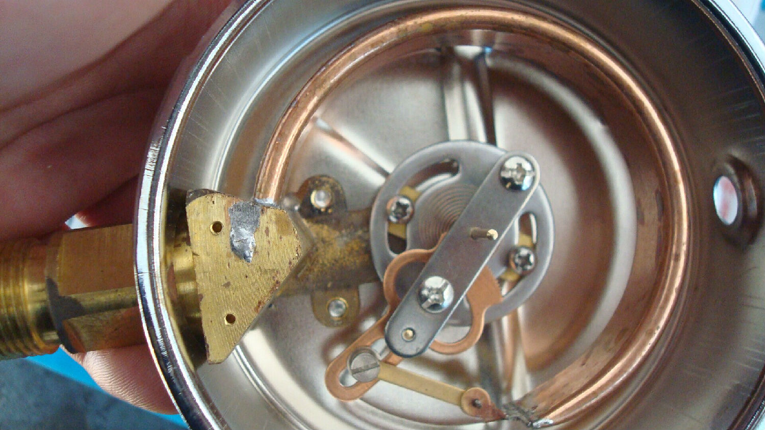 留针型压力表内部结构