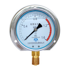 YN-100径向后边耐震压力表