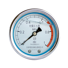 YN-60轴向无边耐震压力表 YN-60轴向无边耐震压力表